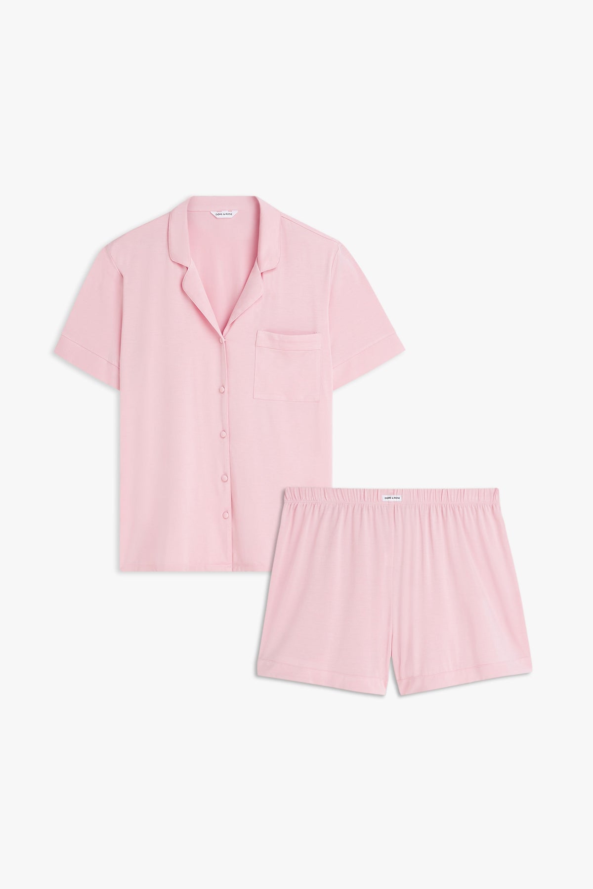 Short Pajama Set in pink