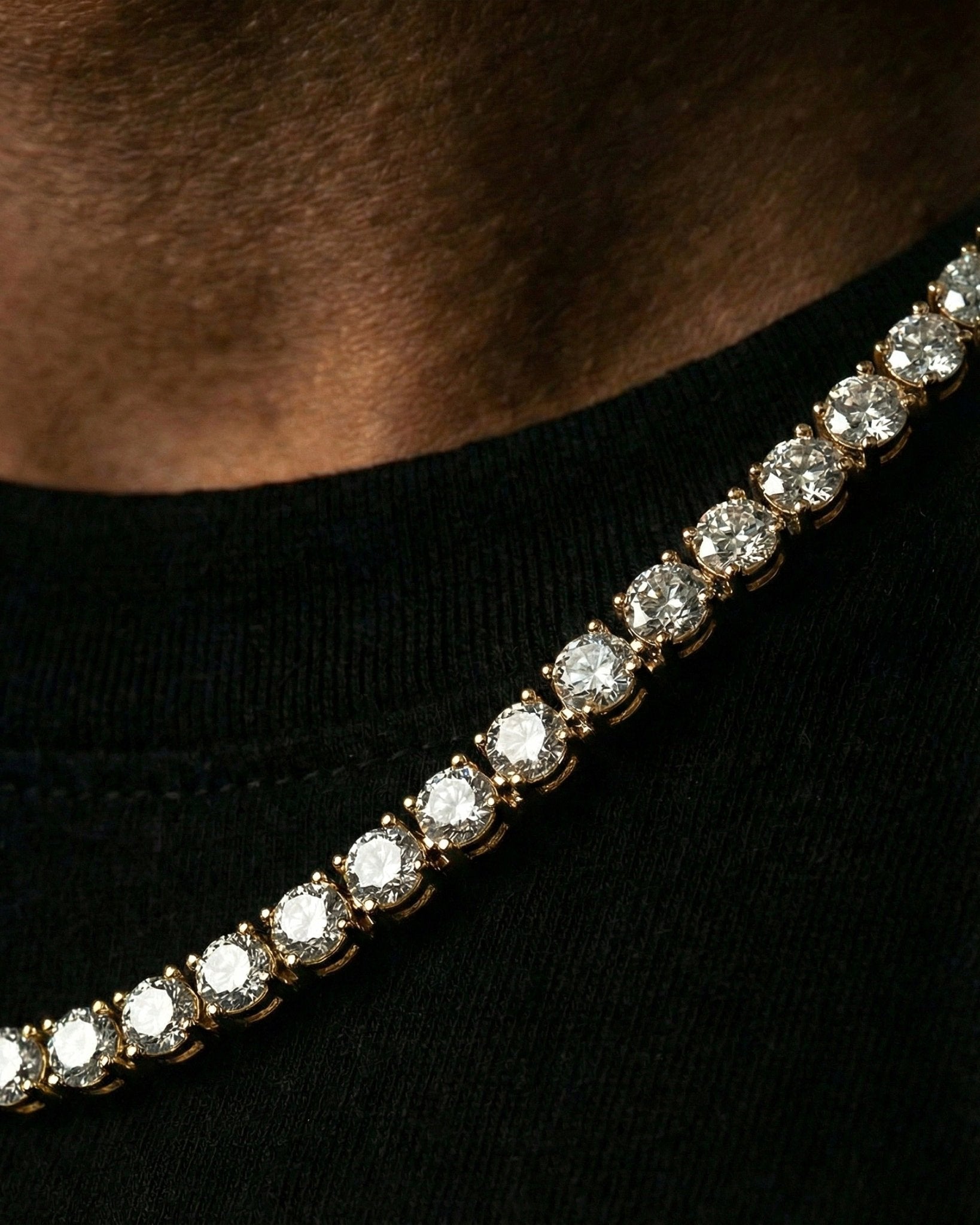 ICE BREAKER CHAIN. - 3MM GOLD