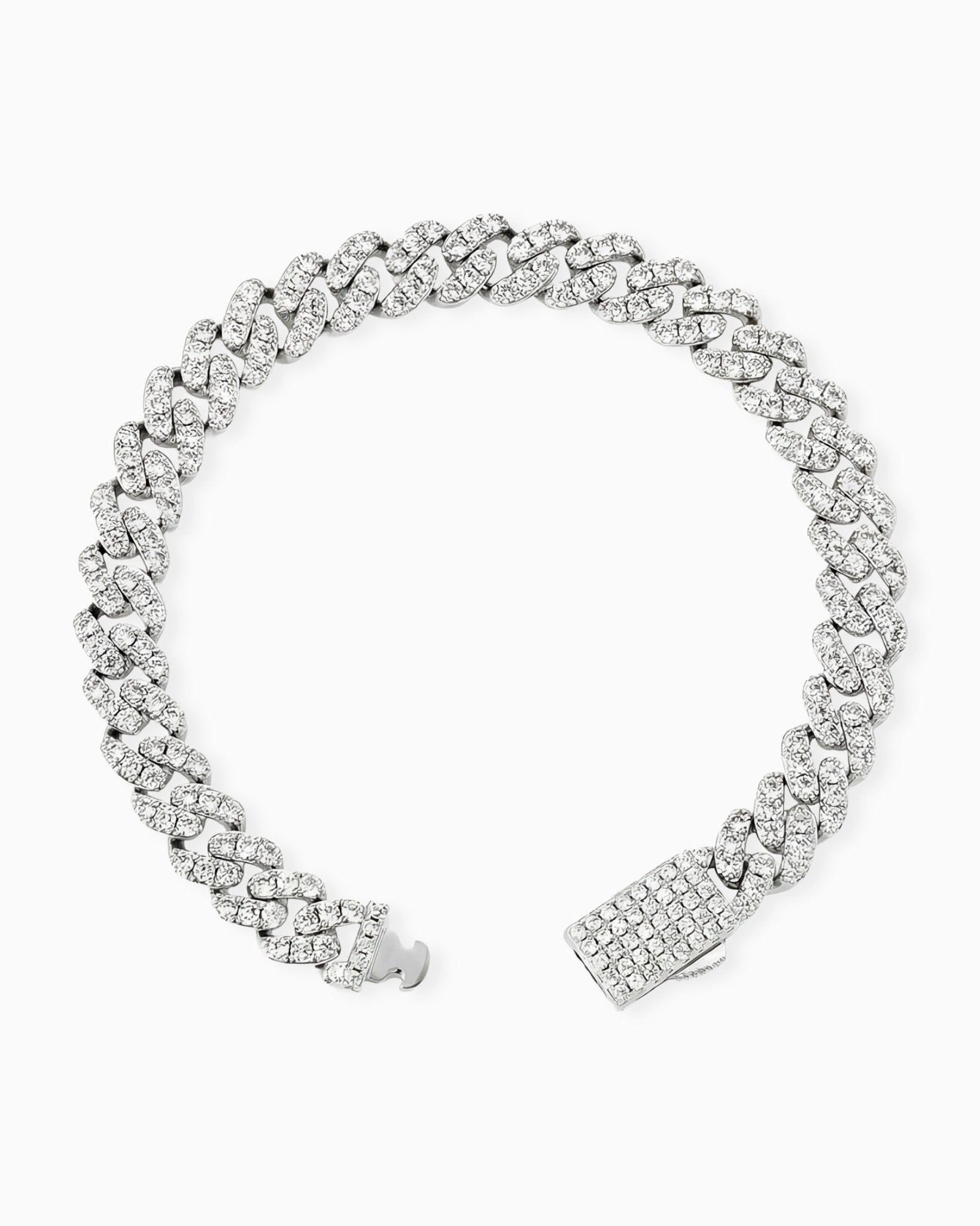 ICY CUBANA BRACELET. - 925