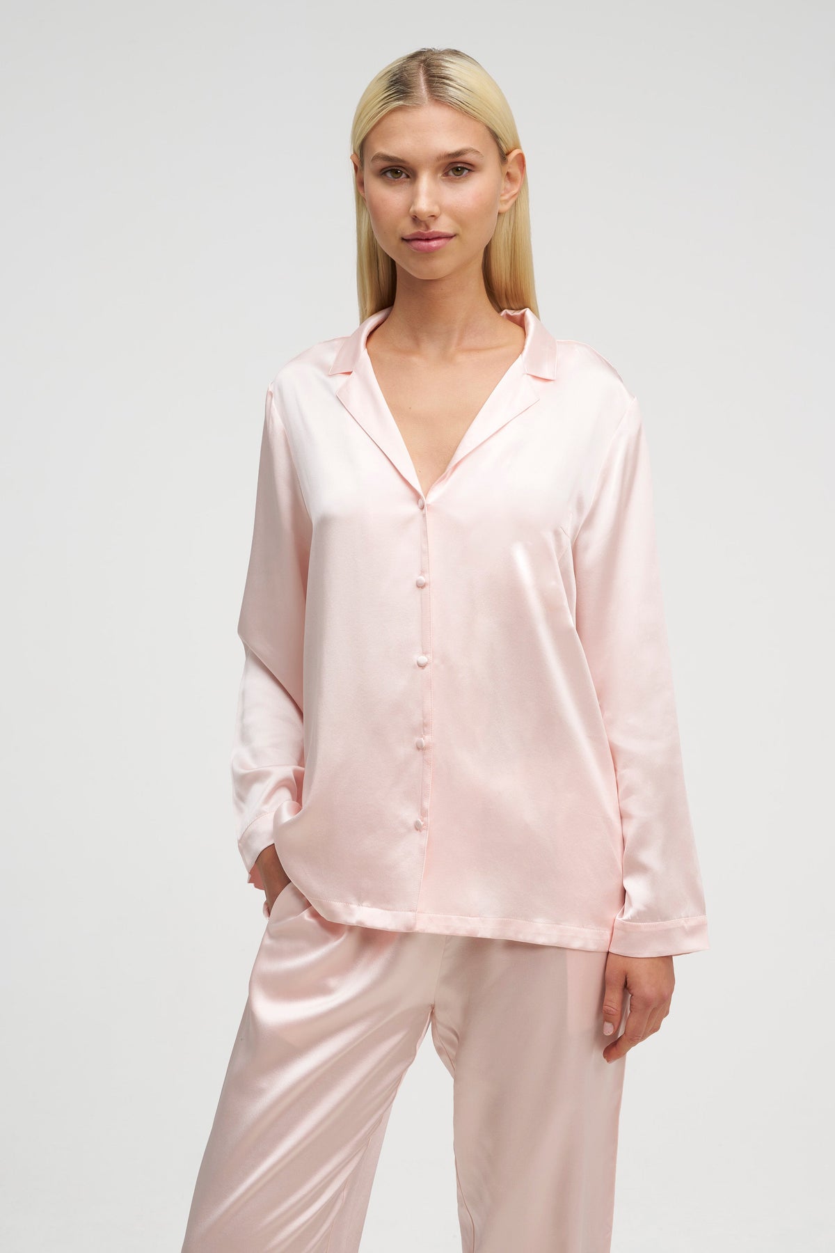 Long Pajama Set in pink