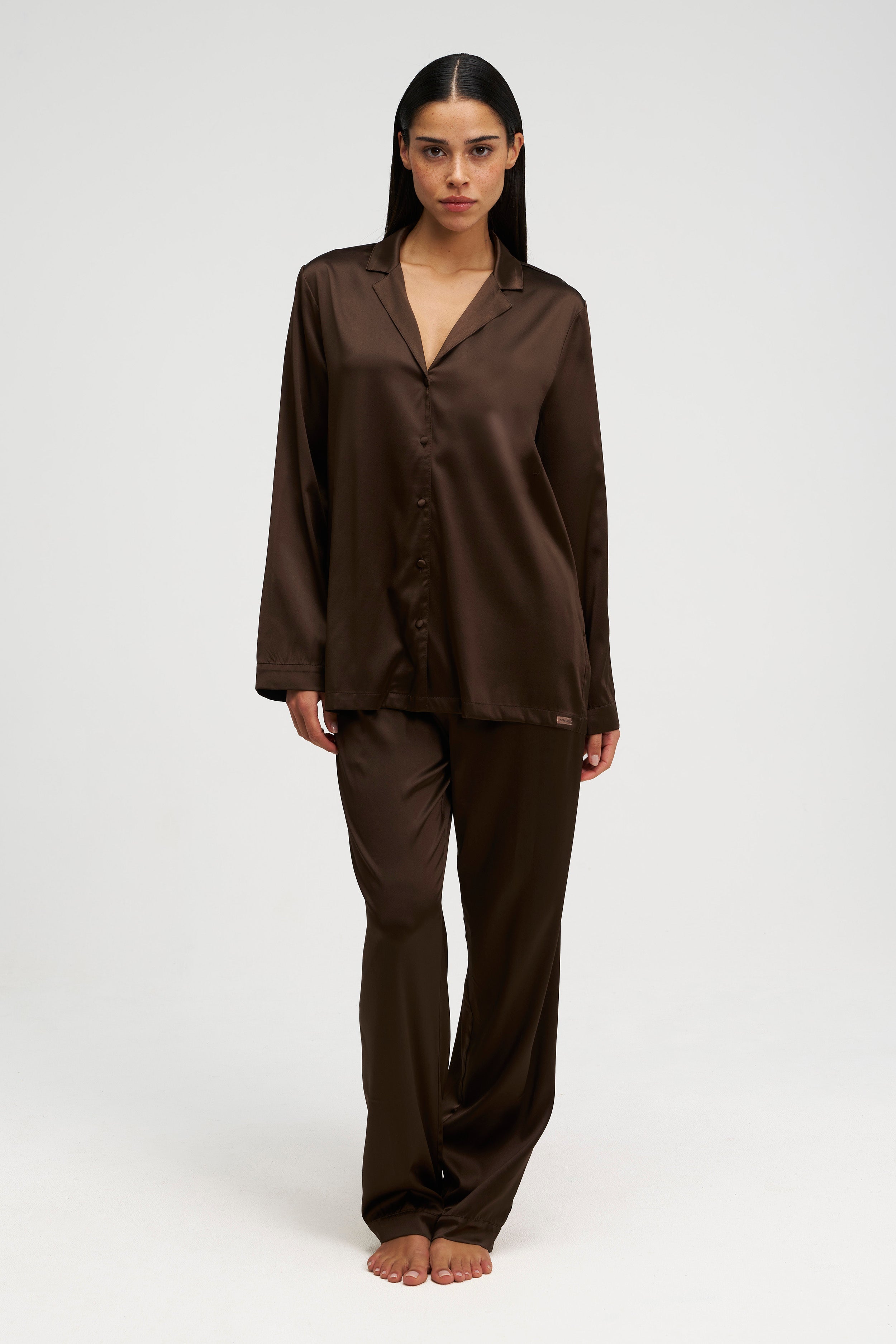 Long Premium Silk PJ Set