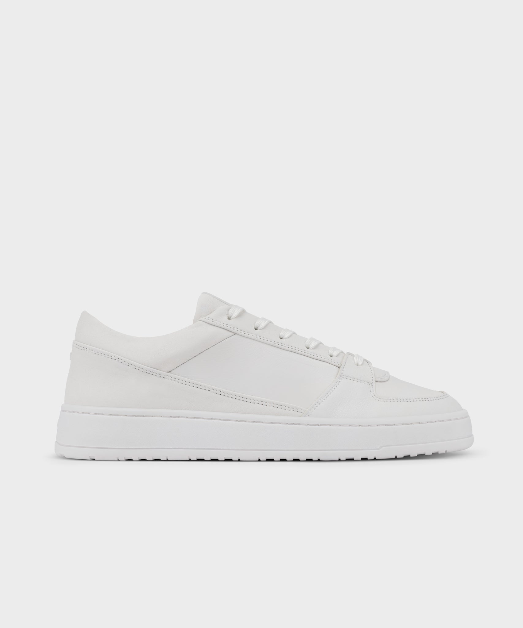 White nappa leather sneakers for men - LT 03 Premium Nappa White - ETQ Amsterdam