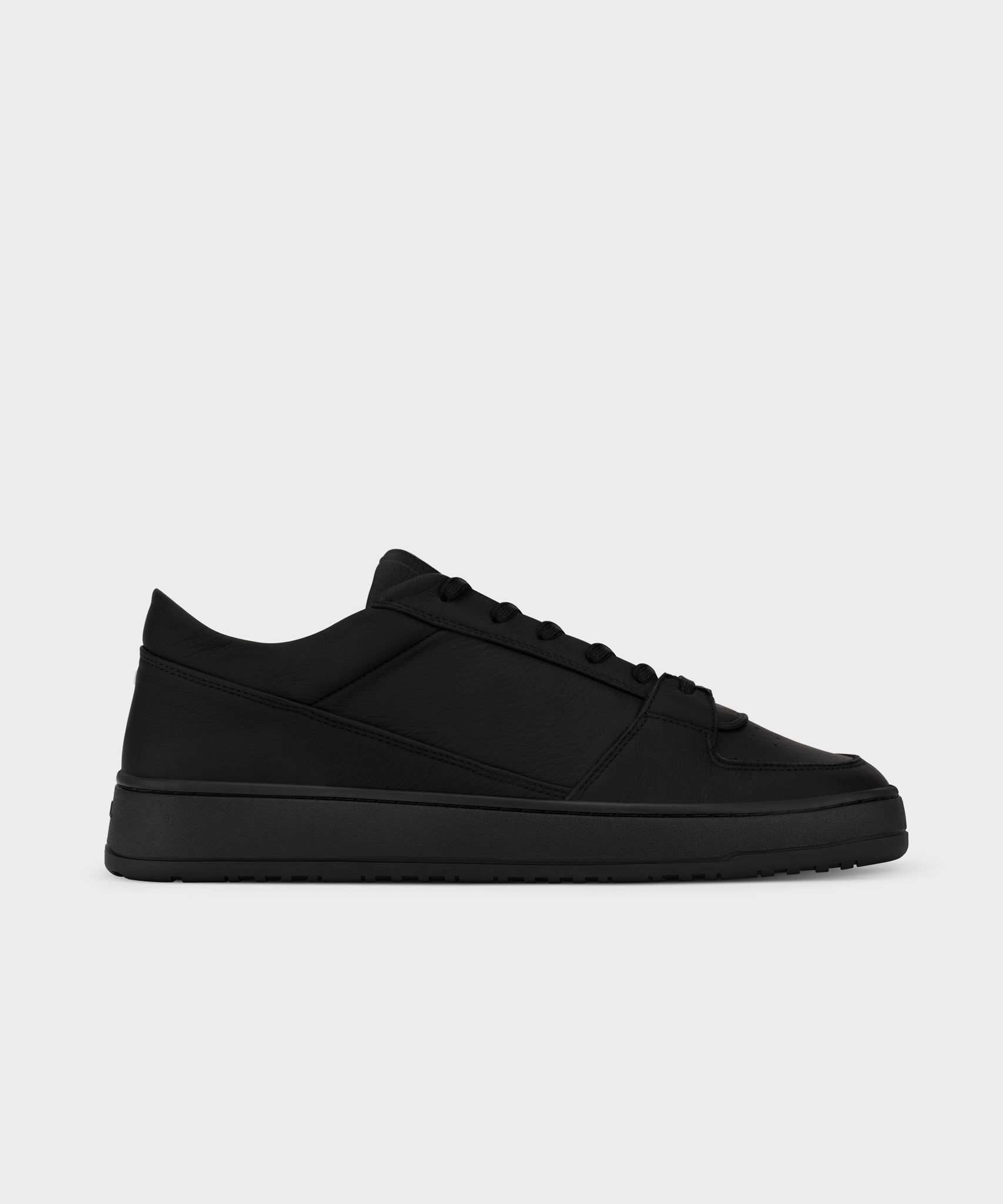 Black nappa leather sneakers for men - LT 03 Premium Nappa All Black - ETQ Amsterdam