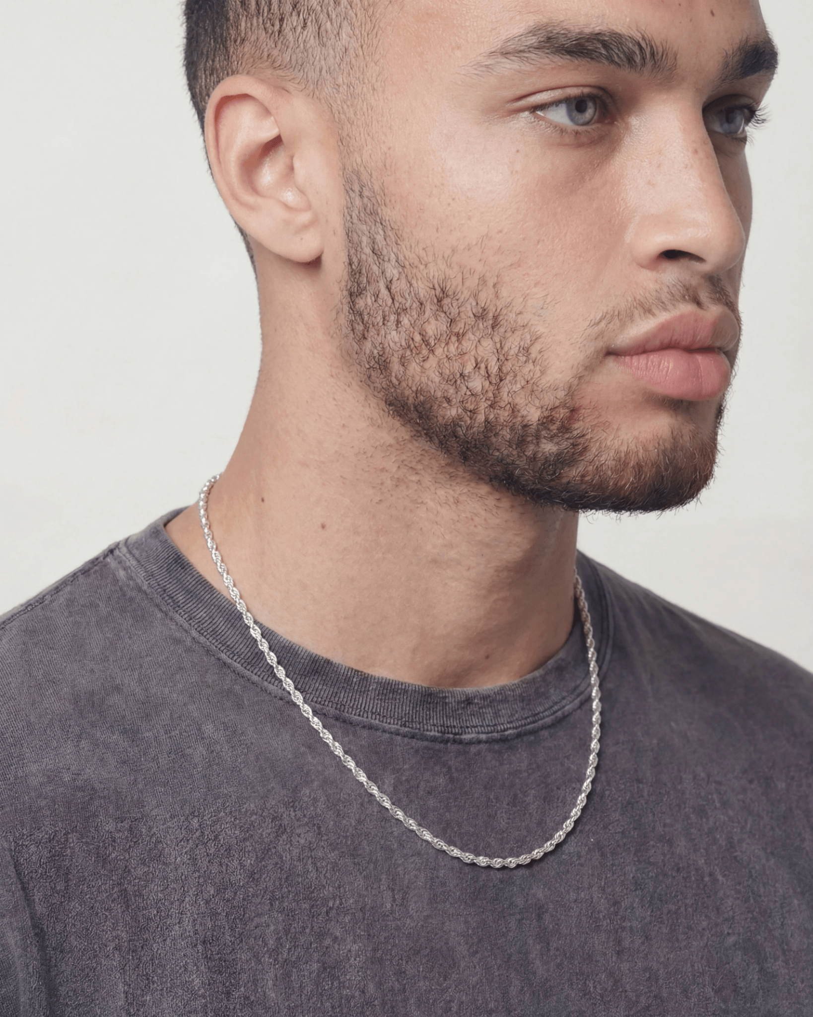 CLEAN ROPE CHAIN 925. - 3MM