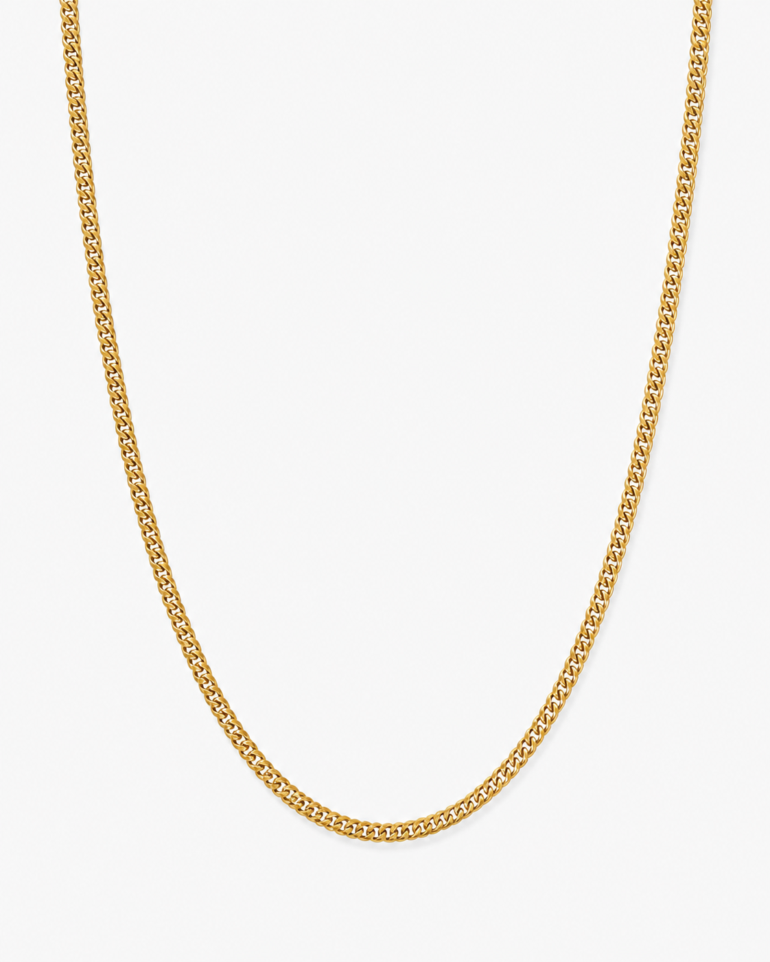 Gold Connell Chain 2 mm on a near-white background