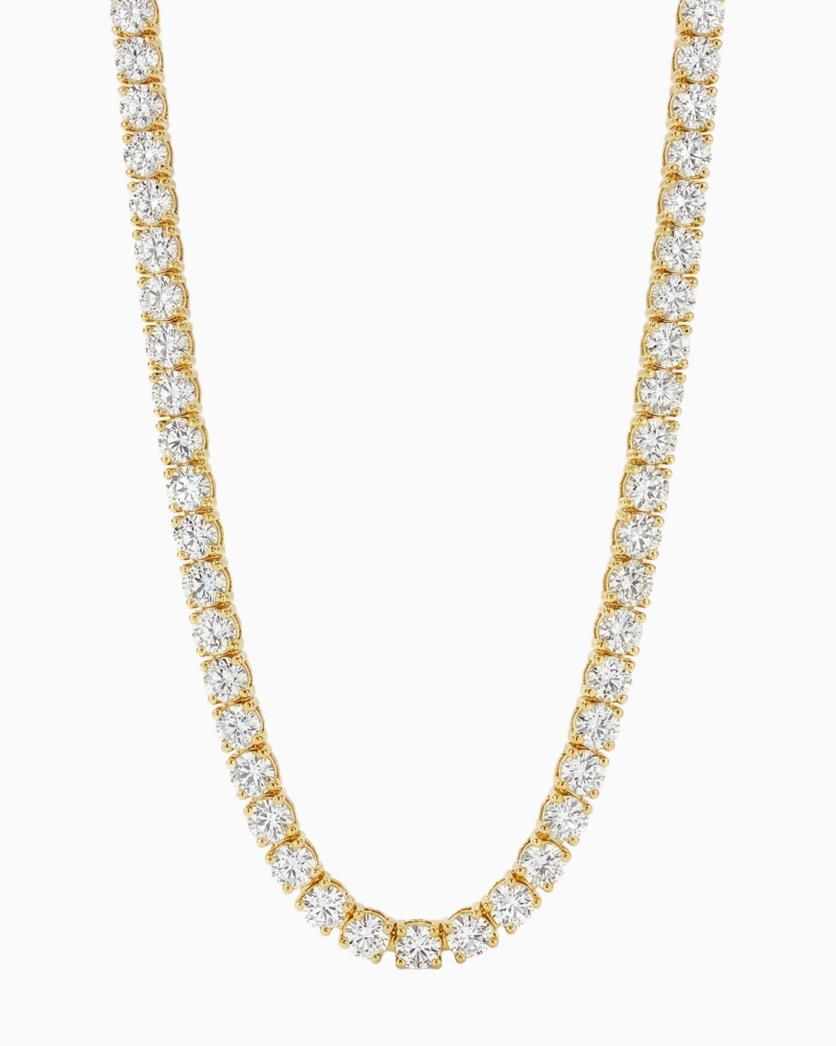 ICE BREAKER CHAIN. - 5MM GOLD